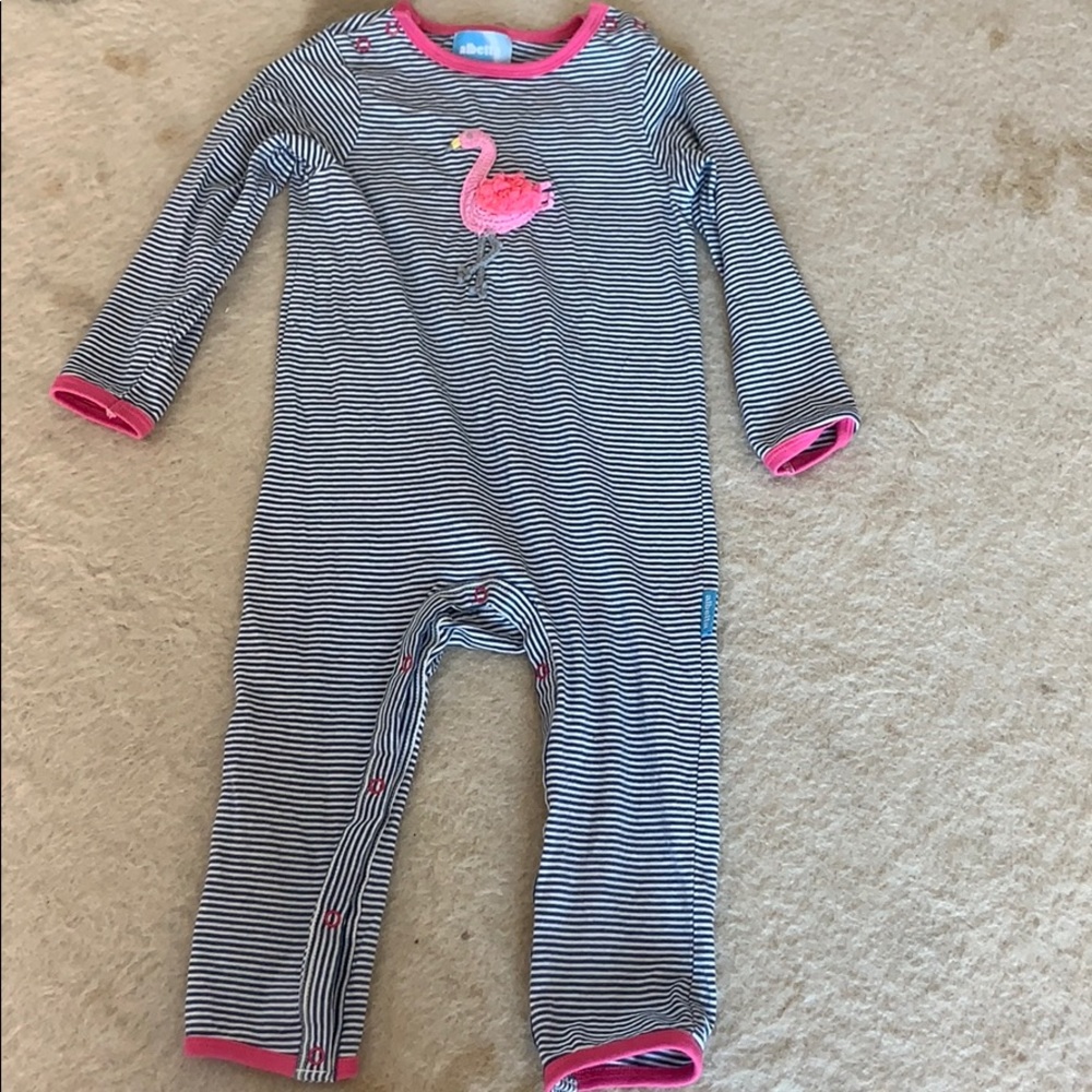 Precious flamingo onesie